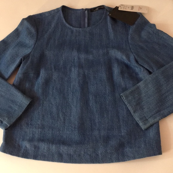 Zara Chambray Shirt - Picture 2 of 3